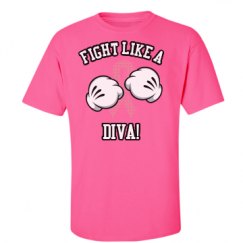 Unisex Ultra Cotton Safety Neon Crewneck Tee