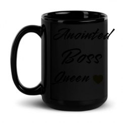 15oz Black Glossy Mug