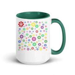 15oz Ceramic Mug with Color Inside