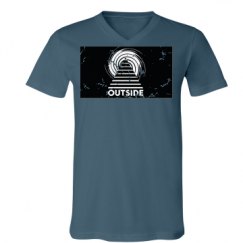 Unisex V-Neck Jersey Tee