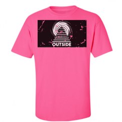 Unisex Ultra Cotton Safety Neon Crewneck Tee