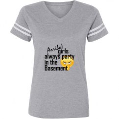 Ladies Relaxed Fit Vintage Sports Tee