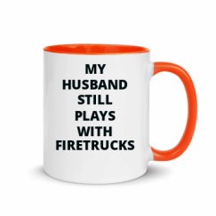 11oz Ceramic Mug with Color Inside