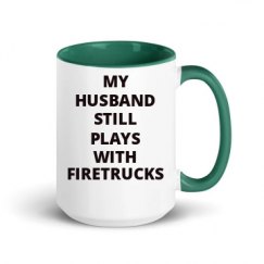 15oz Ceramic Mug with Color Inside