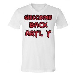 Unisex V-Neck Jersey Tee