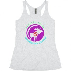 Ladies Slim Fit Super Soft Racerback Triblend Tank