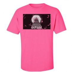 Unisex Ultra Cotton Safety Neon Crewneck Tee