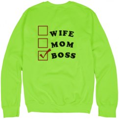 Unisex Neon Crewneck Sweatshirt
