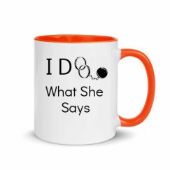 11oz Ceramic Mug with Color Inside