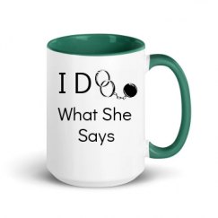 15oz Ceramic Mug with Color Inside