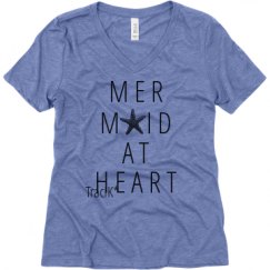 Ladies Relaxed Fit Super Soft Triblend V-Neck Tee