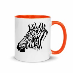 11oz Ceramic Mug with Color Inside