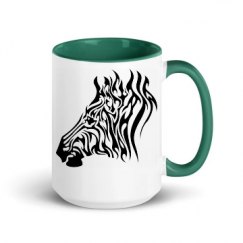 15oz Ceramic Mug with Color Inside