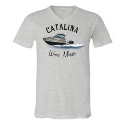 Unisex V-Neck Jersey Tee