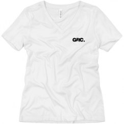 Ladies Relaxed Fit V-Neck Tee