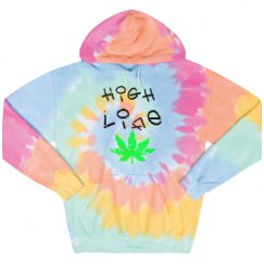 Unisex Tie-Dye Fleece Hoodie