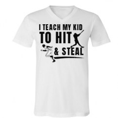 Unisex V-Neck Jersey Tee