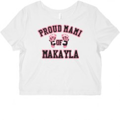 Ladies Slim Fit Crop Top Tee