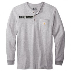 Unisex Carhartt Long Sleeve Henley Tee