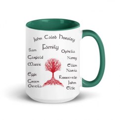 15oz Ceramic Mug with Color Inside