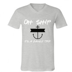 Unisex V-Neck Jersey Tee