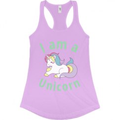 Ladies Slim Fit Racerback Tank Top