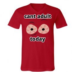 Unisex V-Neck Jersey Tee