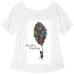 Ladies Flowy Slouchy Tee