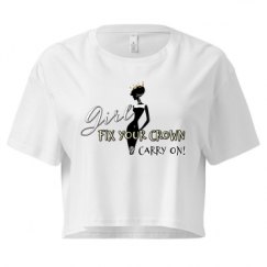 Ladies Festival Cali Crop Top Tee