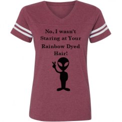 Ladies Relaxed Fit Vintage Sports Tee