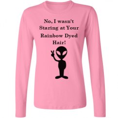 Ladies Relaxed Fit Basic Long Sleeve Tee