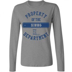 Ladies Relaxed Fit Basic Long Sleeve Tee