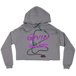 Givin Life Crop Hoodie