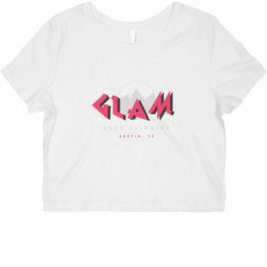 Ladies Slim Fit Crop Top Tee