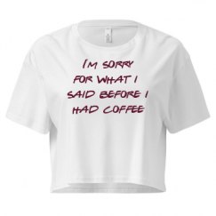 Ladies Festival Cali Crop Top Tee