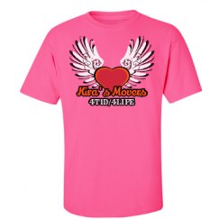 Unisex Ultra Cotton Safety Neon Crewneck Tee