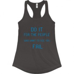 Ladies Slim Fit Racerback Tank Top