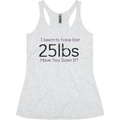 Ladies Slim Fit Super Soft Racerback Triblend Tank