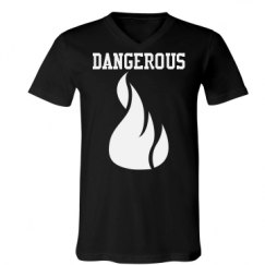 Unisex V-Neck Jersey Tee