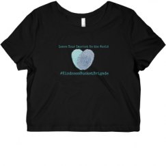 Ladies Slim Fit Crop Top Tee