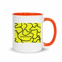11oz Ceramic Mug with Color Inside