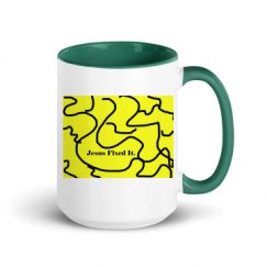 15oz Ceramic Mug with Color Inside
