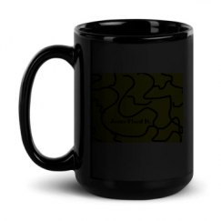 15oz Black Glossy Mug