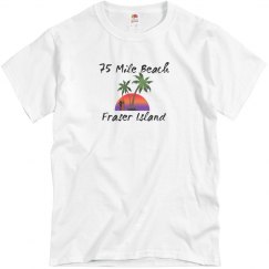 75 mile beach Fraser Island