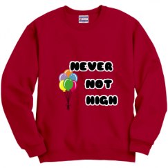 Unisex Film and Foil Crewneck Sweatshirt