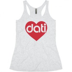 Ladies Slim Fit Super Soft Racerback Triblend Tank