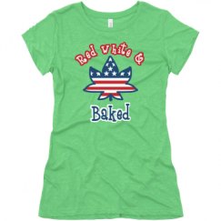 Ladies Slim Fit Super Soft Triblend Tee