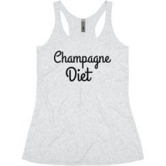 Ladies Slim Fit Super Soft Racerback Triblend Tank