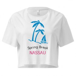 Ladies Festival Cali Crop Top Tee