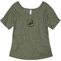 Ladies Flowy Slouchy Tee